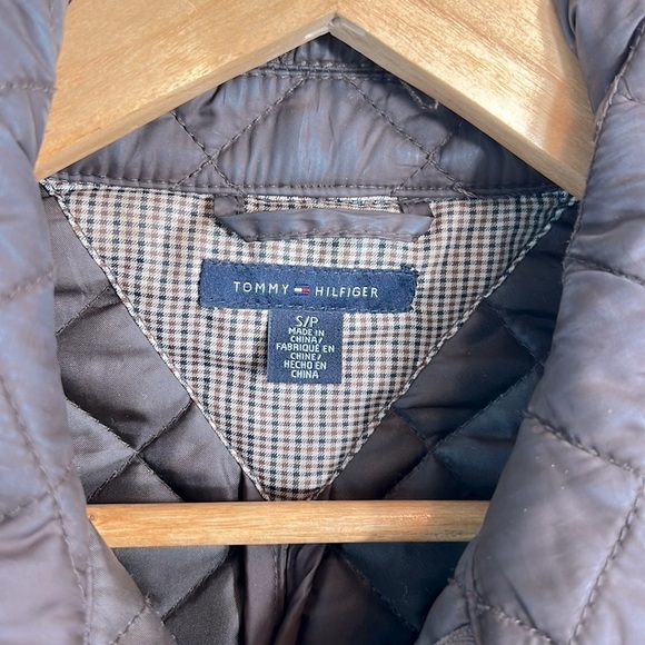 Tommy Hilfiger Brown Quilted Jacket size S/P - Picture 2 of 7